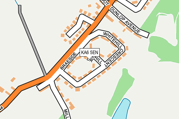 KA6 5EN map - OS OpenMap – Local (Ordnance Survey) KA6 5EN map - OS OpenMap – Local (Ordnance Survey)