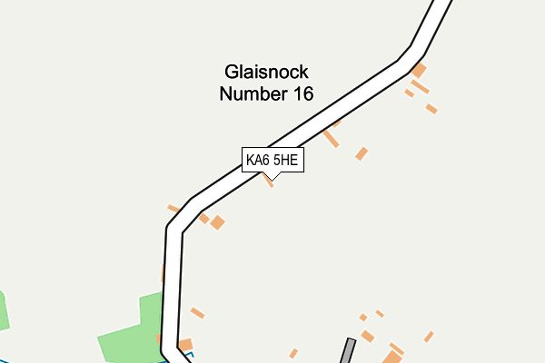 KA6 5HE map - OS OpenMap – Local (Ordnance Survey)