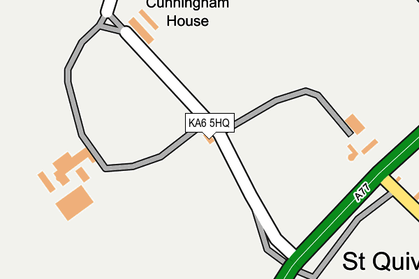 KA6 5HQ map - OS OpenMap – Local (Ordnance Survey) KA6 5HQ map - OS OpenMap – Local (Ordnance Survey)