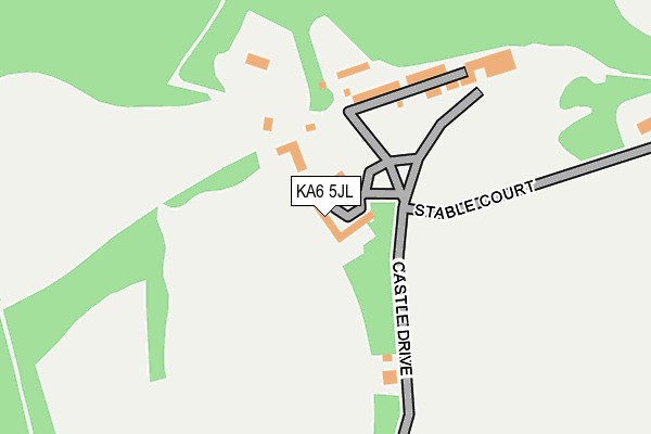 KA6 5JL map - OS OpenMap – Local (Ordnance Survey) KA6 5JL map - OS OpenMap – Local (Ordnance Survey)