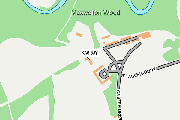 KA6 5JY map - OS OpenMap – Local (Ordnance Survey) KA6 5JY map - OS OpenMap – Local (Ordnance Survey)