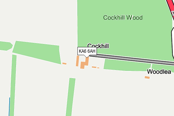 KA6 6AH map - OS OpenMap – Local (Ordnance Survey)