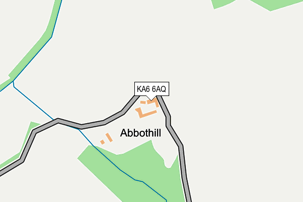 KA6 6AQ map - OS OpenMap – Local (Ordnance Survey) KA6 6AQ map - OS OpenMap – Local (Ordnance Survey)