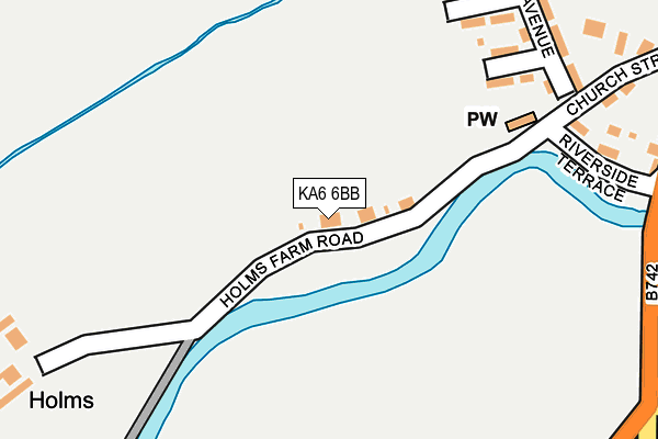KA6 6BB map - OS OpenMap – Local (Ordnance Survey) KA6 6BB map - OS OpenMap – Local (Ordnance Survey)