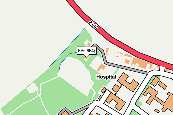 KA6 6BQ map - OS OpenMap – Local (Ordnance Survey) KA6 6BQ map - OS OpenMap – Local (Ordnance Survey)