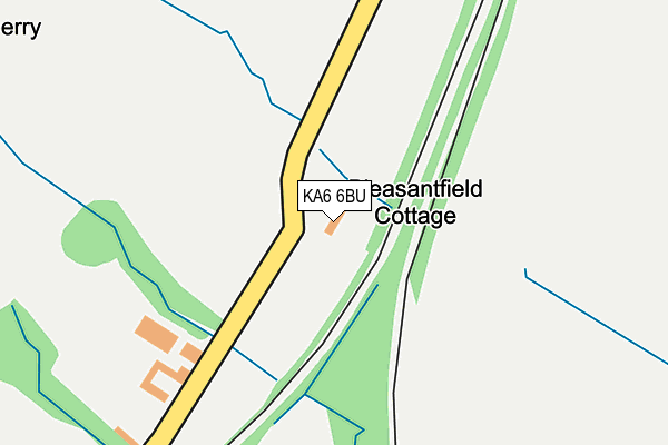KA6 6BU map - OS OpenMap – Local (Ordnance Survey)