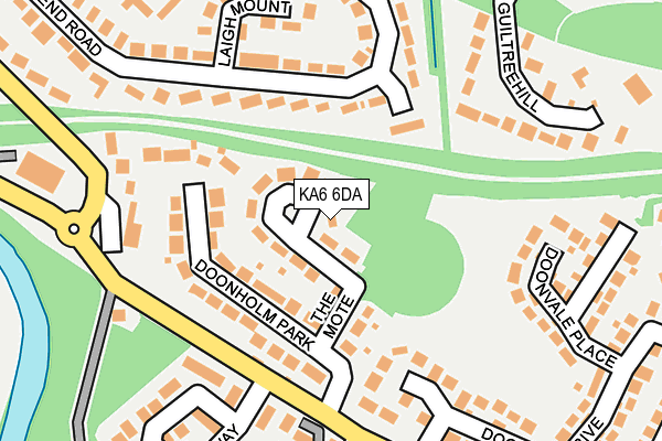 KA6 6DA map - OS OpenMap – Local (Ordnance Survey) KA6 6DA map - OS OpenMap – Local (Ordnance Survey)