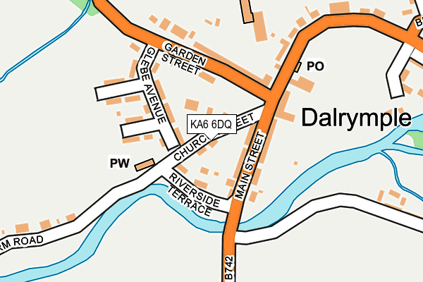 KA6 6DQ map - OS OpenMap – Local (Ordnance Survey) KA6 6DQ map - OS OpenMap – Local (Ordnance Survey)