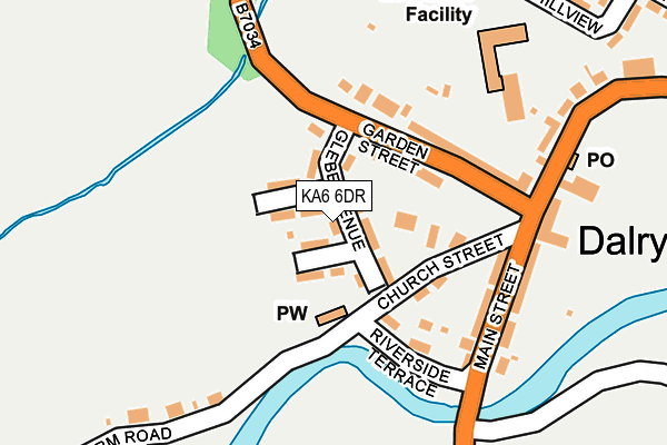 KA6 6DR map - OS OpenMap – Local (Ordnance Survey) KA6 6DR map - OS OpenMap – Local (Ordnance Survey)