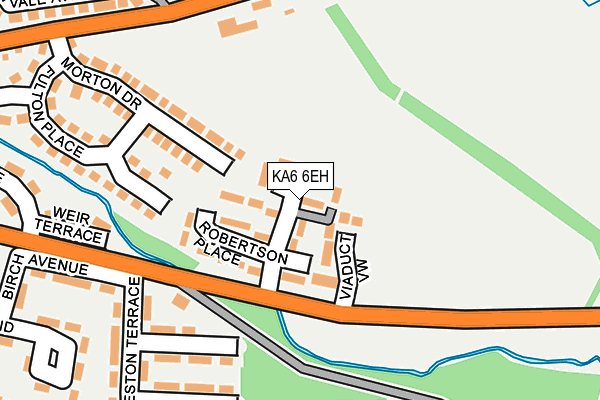 KA6 6EH map - OS OpenMap – Local (Ordnance Survey) KA6 6EH map - OS OpenMap – Local (Ordnance Survey)