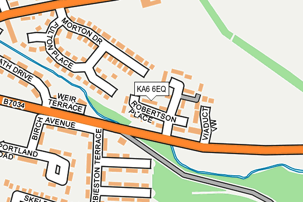 KA6 6EQ map - OS OpenMap – Local (Ordnance Survey) KA6 6EQ map - OS OpenMap – Local (Ordnance Survey)