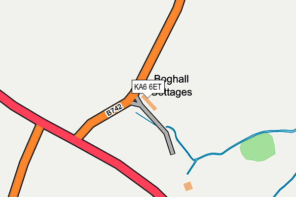 KA6 6ET map - OS OpenMap – Local (Ordnance Survey) KA6 6ET map - OS OpenMap – Local (Ordnance Survey)