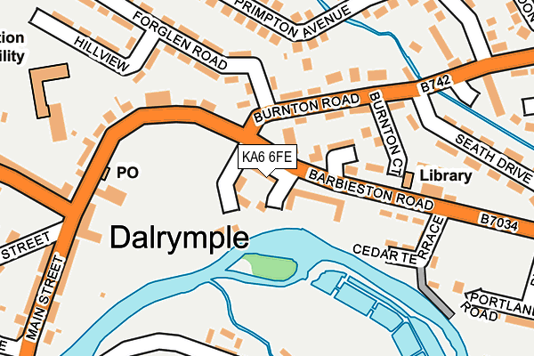KA6 6FE map - OS OpenMap – Local (Ordnance Survey) KA6 6FE map - OS OpenMap – Local (Ordnance Survey)