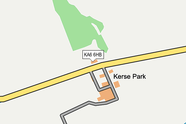 KA6 6HB map - OS OpenMap – Local (Ordnance Survey) KA6 6HB map - OS OpenMap – Local (Ordnance Survey)