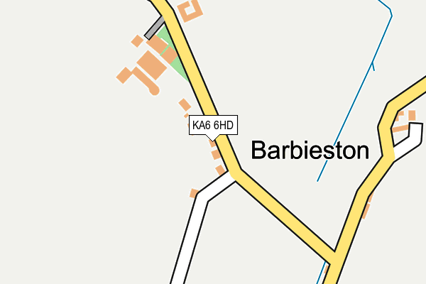 KA6 6HD map - OS OpenMap – Local (Ordnance Survey) KA6 6HD map - OS OpenMap – Local (Ordnance Survey)