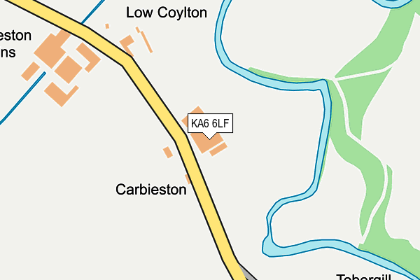 KA6 6LF map - OS OpenMap – Local (Ordnance Survey)