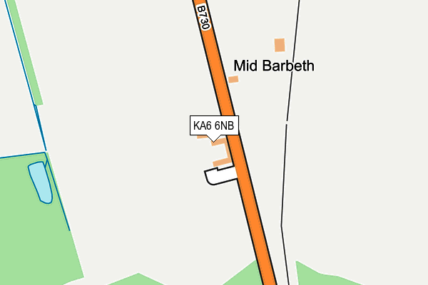 KA6 6NB map - OS OpenMap – Local (Ordnance Survey) KA6 6NB map - OS OpenMap – Local (Ordnance Survey)