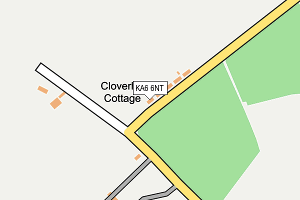 KA6 6NT map - OS OpenMap – Local (Ordnance Survey) KA6 6NT map - OS OpenMap – Local (Ordnance Survey)