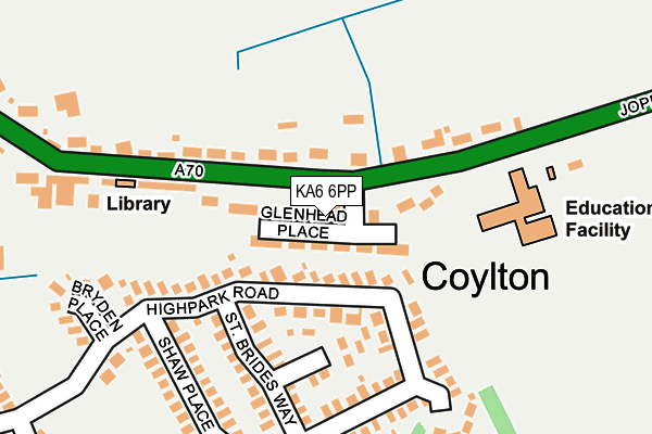 KA6 6PP map - OS OpenMap – Local (Ordnance Survey) KA6 6PP map - OS OpenMap – Local (Ordnance Survey)