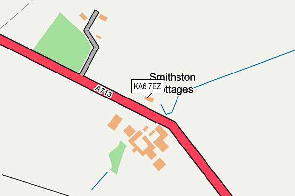 KA6 7EZ map - OS OpenMap – Local (Ordnance Survey) KA6 7EZ map - OS OpenMap – Local (Ordnance Survey)