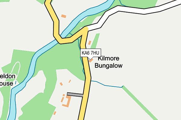 KA6 7HU map - OS OpenMap – Local (Ordnance Survey) KA6 7HU map - OS OpenMap – Local (Ordnance Survey)