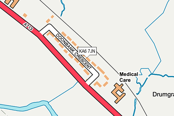 KA6 7JN map - OS OpenMap – Local (Ordnance Survey) KA6 7JN map - OS OpenMap – Local (Ordnance Survey)