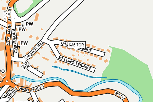 KA6 7QR map - OS OpenMap – Local (Ordnance Survey) KA6 7QR map - OS OpenMap – Local (Ordnance Survey)
