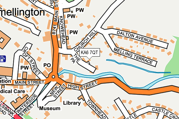 KA6 7QT map - OS OpenMap – Local (Ordnance Survey)