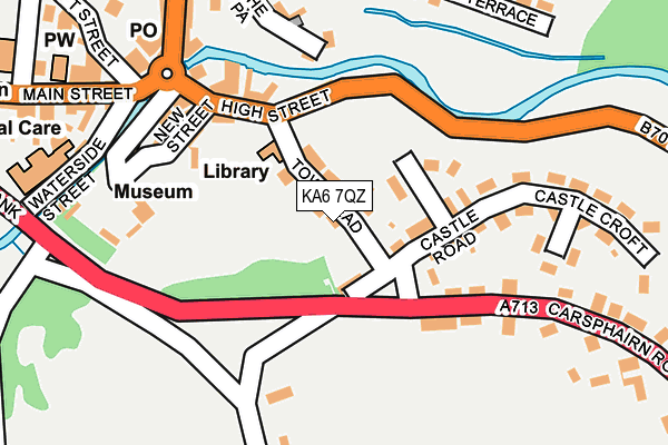 KA6 7QZ map - OS OpenMap – Local (Ordnance Survey) KA6 7QZ map - OS OpenMap – Local (Ordnance Survey)