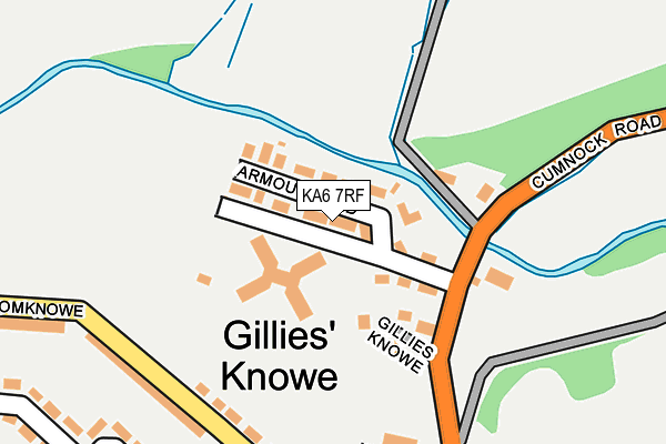 KA6 7RF map - OS OpenMap – Local (Ordnance Survey) KA6 7RF map - OS OpenMap – Local (Ordnance Survey)