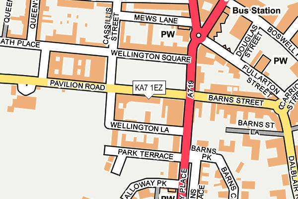 KA7 1EZ map - OS OpenMap – Local (Ordnance Survey) KA7 1EZ map - OS OpenMap – Local (Ordnance Survey)