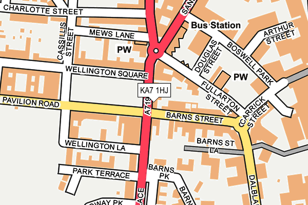 KA7 1HJ map - OS OpenMap – Local (Ordnance Survey) KA7 1HJ map - OS OpenMap – Local (Ordnance Survey)