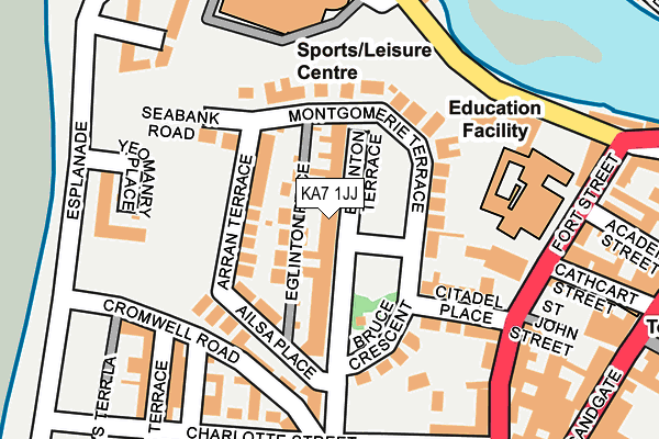 KA7 1JJ map - OS OpenMap – Local (Ordnance Survey) KA7 1JJ map - OS OpenMap – Local (Ordnance Survey)