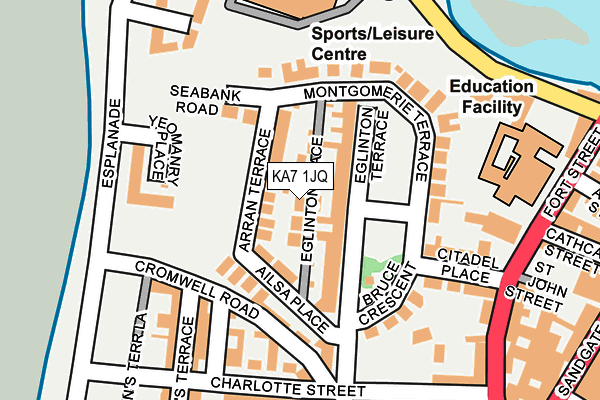 KA7 1JQ map - OS OpenMap – Local (Ordnance Survey) KA7 1JQ map - OS OpenMap – Local (Ordnance Survey)