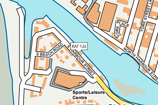KA7 1JU map - OS OpenMap – Local (Ordnance Survey) KA7 1JU map - OS OpenMap – Local (Ordnance Survey)
