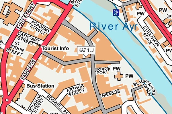 KA7 1LJ map - OS OpenMap – Local (Ordnance Survey) KA7 1LJ map - OS OpenMap – Local (Ordnance Survey)