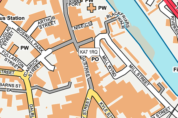 KA7 1RQ map - OS OpenMap – Local (Ordnance Survey) KA7 1RQ map - OS OpenMap – Local (Ordnance Survey)