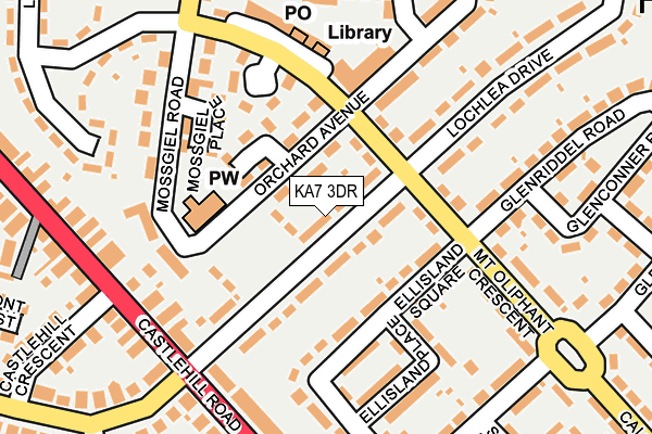 KA7 3DR map - OS OpenMap – Local (Ordnance Survey) KA7 3DR map - OS OpenMap – Local (Ordnance Survey)