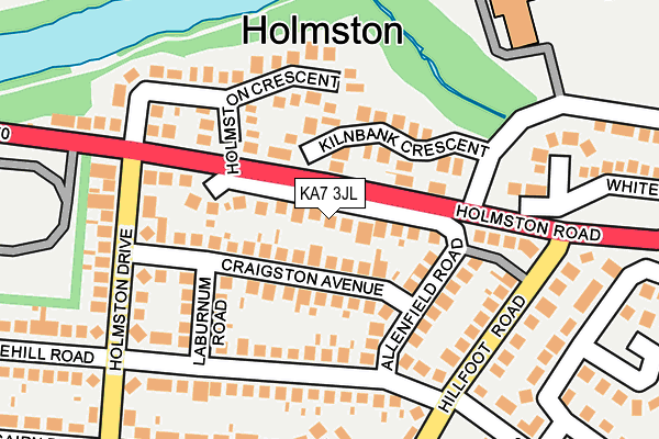 KA7 3JL map - OS OpenMap – Local (Ordnance Survey) KA7 3JL map - OS OpenMap – Local (Ordnance Survey)