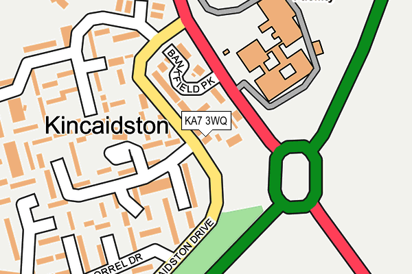 KA7 3WQ map - OS OpenMap – Local (Ordnance Survey) KA7 3WQ map - OS OpenMap – Local (Ordnance Survey)