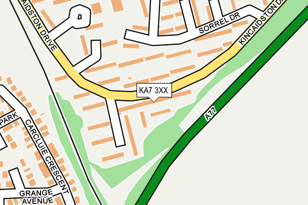 KA7 3XX map - OS OpenMap – Local (Ordnance Survey) KA7 3XX map - OS OpenMap – Local (Ordnance Survey)