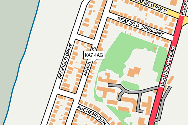 KA7 4AG map - OS OpenMap – Local (Ordnance Survey) KA7 4AG map - OS OpenMap – Local (Ordnance Survey)