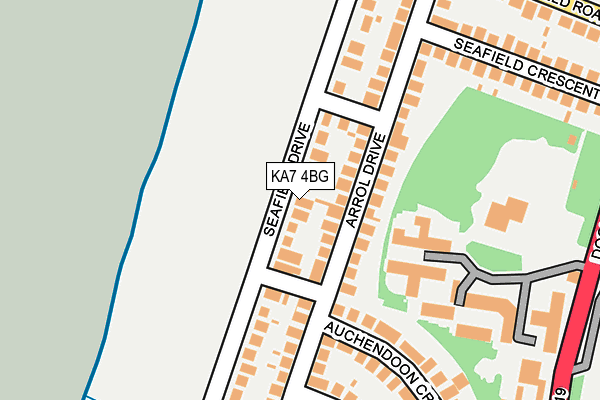 KA7 4BG map - OS OpenMap – Local (Ordnance Survey) KA7 4BG map - OS OpenMap – Local (Ordnance Survey)
