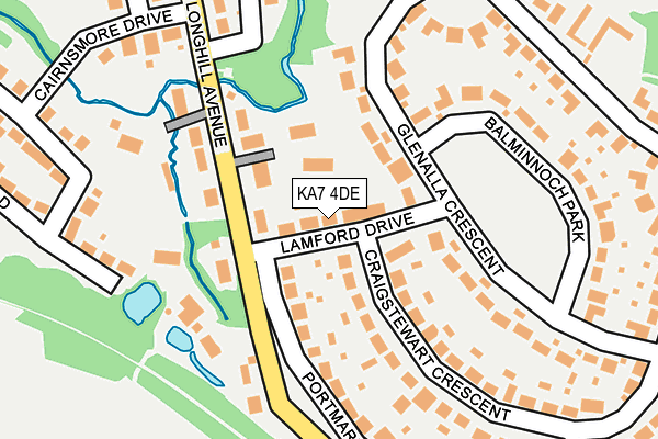 KA7 4DE map - OS OpenMap – Local (Ordnance Survey) KA7 4DE map - OS OpenMap – Local (Ordnance Survey)