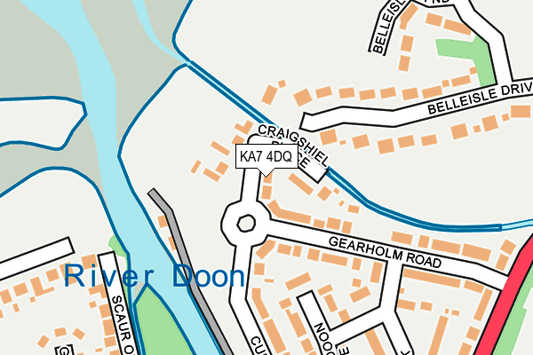 KA7 4DQ map - OS OpenMap – Local (Ordnance Survey) KA7 4DQ map - OS OpenMap – Local (Ordnance Survey)