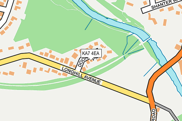 KA7 4EA map - OS OpenMap – Local (Ordnance Survey) KA7 4EA map - OS OpenMap – Local (Ordnance Survey)