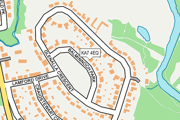 KA7 4EQ map - OS OpenMap – Local (Ordnance Survey) KA7 4EQ map - OS OpenMap – Local (Ordnance Survey)