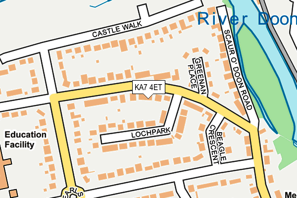 KA7 4ET map - OS OpenMap – Local (Ordnance Survey) KA7 4ET map - OS OpenMap – Local (Ordnance Survey)