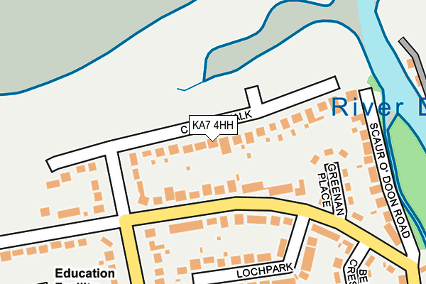 KA7 4HH map - OS OpenMap – Local (Ordnance Survey) KA7 4HH map - OS OpenMap – Local (Ordnance Survey)