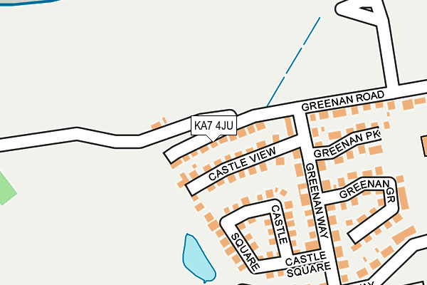KA7 4JU map - OS OpenMap – Local (Ordnance Survey) KA7 4JU map - OS OpenMap – Local (Ordnance Survey)